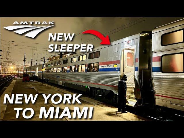 New York to Miami onboard Amtrak's BRAND new SLEEPER Viewliner - Silver Meteor