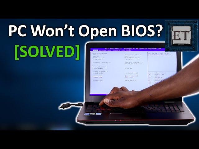 Computer Can't Enter BIOS? | How to Force It