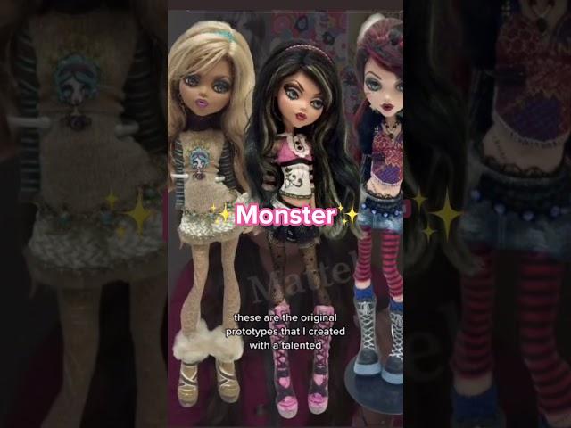 Mattel designer reveals Monster High prototypes!