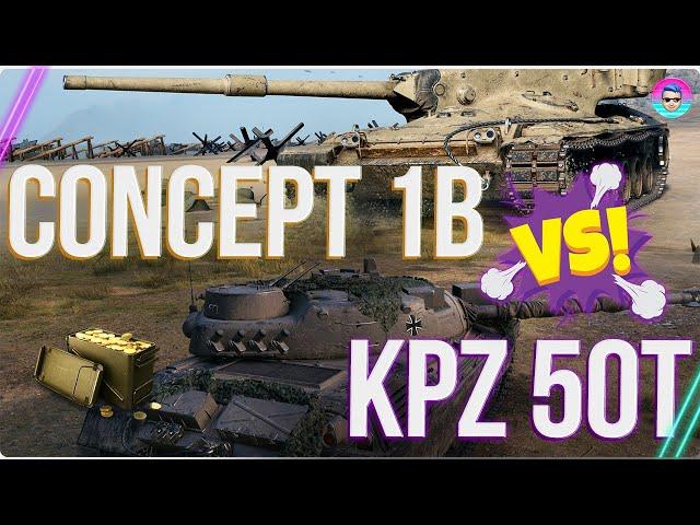 БИТВА ДВУХ НАГРАД ● KPZ 50T или CONCEPT 1B ● Что лучше в World of Tanks?