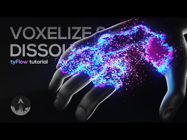 tyFlow Voxelize & Dissolve Particle VFX Tutorial in 3Ds Max 2023 #RedefineFX