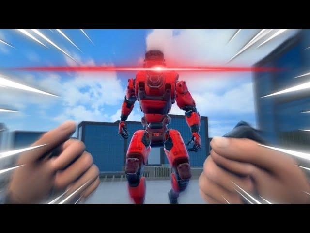 Fighting GIANT ROBOTS In VR! (Project Demigod)