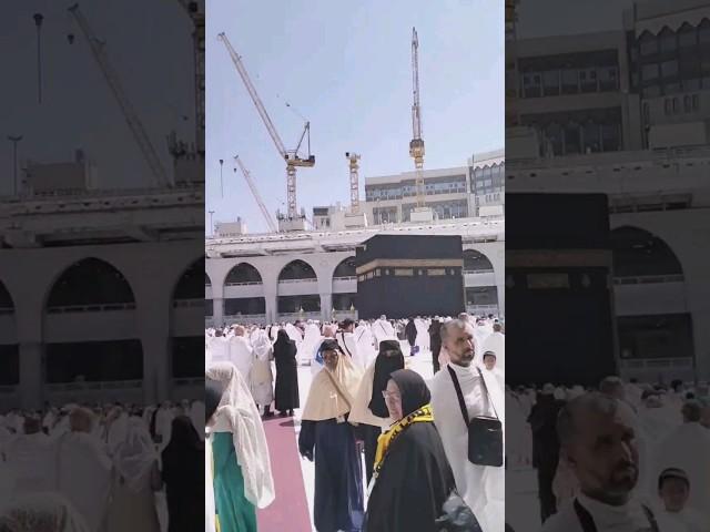 The Holy Kaaba and Mataaf - House of ALLAH - Qibla - Umrah in Ramazan - بَيْت ٱللَّٰه