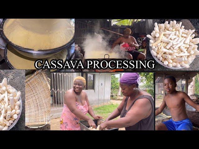 HOW TO PROCESS CASSAVA TO GARRI STEP BY STEP