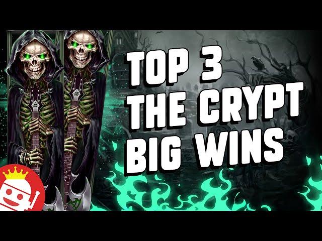  TOP 3 ALL TIME BIGGEST NON BONUS BUY THE CRYPT MEGA WINS!