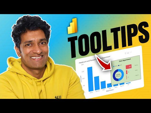 How to create Tooltip Pages in Power BI - Easy Tutorial