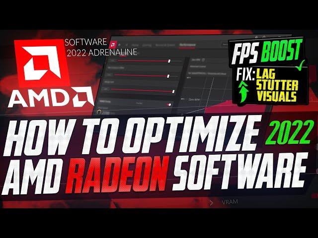  How to Optimize AMD Radeon Settings For GAMING & Performance The Ultimate GUIDE 2022 Adrenaline 