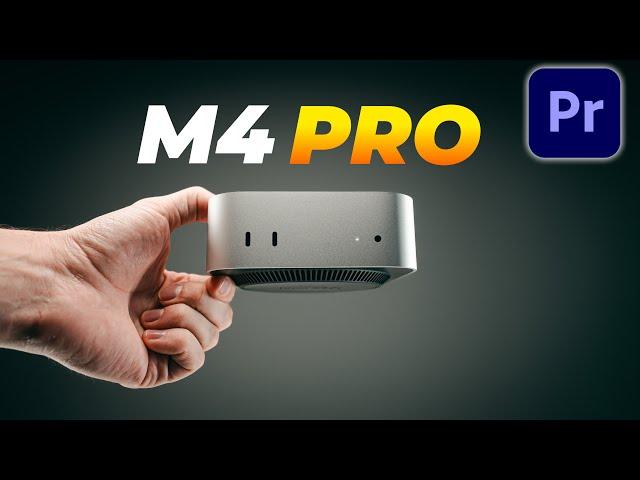 Real World Video Editing Performance on Apple M4 Pro Mac Mini  4k -12k footage test [Premiere Pro]