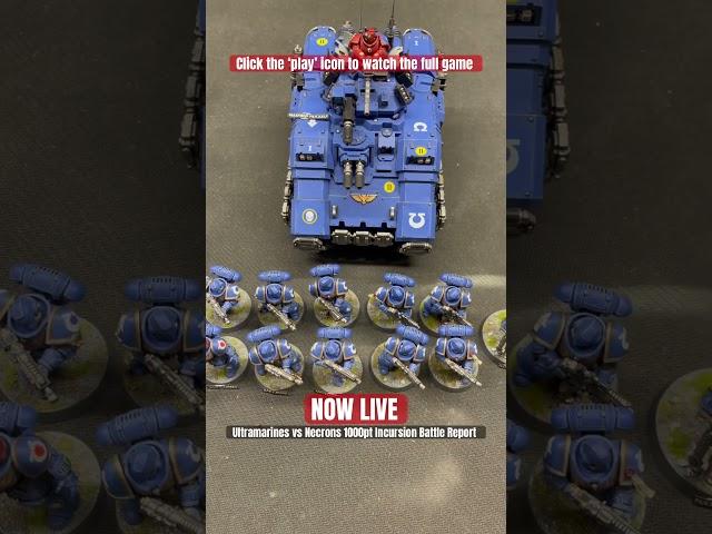 Ultramarines (Space Marines) vs Necrons Warhammer 40k 10th Edition Battle Report #40