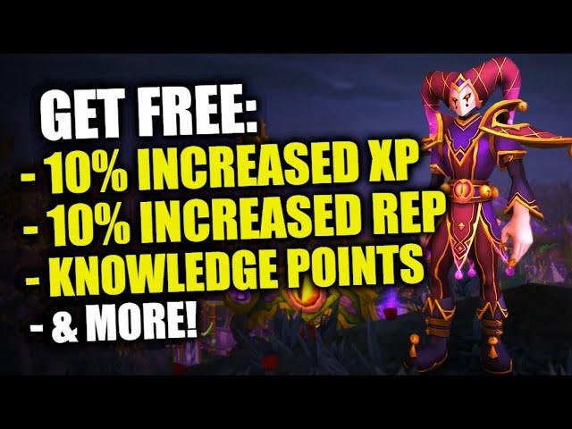 DON'T MISS! Get Free XP & Reputation Boost, Free Knowledge Points & More! WoW The War Within | 11.0