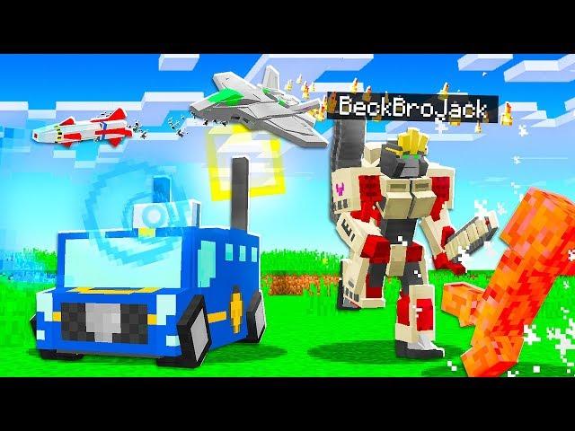 Playing MINECRAFT As TRANSFORMERS! (powerful)