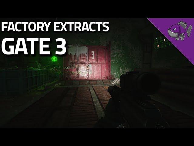 Gate 3 - Factory Extract Guide - Escape From Tarkov