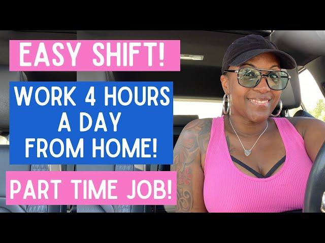  SUPER EASY HOURS! WORK 4 HOURS A DAY FROM HOME! PART TIME WORK FROM HOME JOB 2024