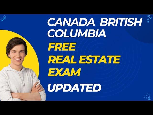 Canada British Columbia  Real Estate Exam Practice Test