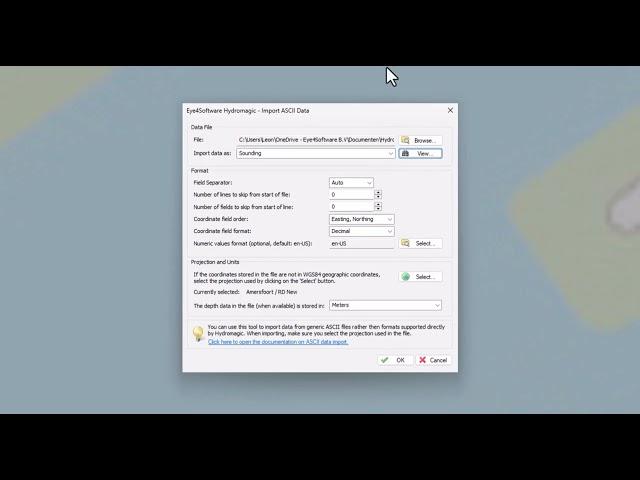 Importing sounding data