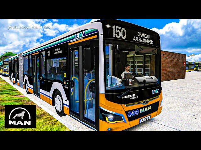 MAN Stadtbus New Lion's City - Add-On | OMSI 2 | map New Berlin Spandau