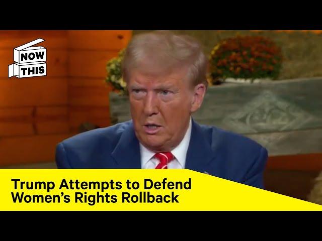 Trump Applauds 'Courage' of SCOTUS to Overturn Roe v. Wade