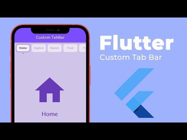 AWESOME! Custom Tab Bar Flutter Tutorial