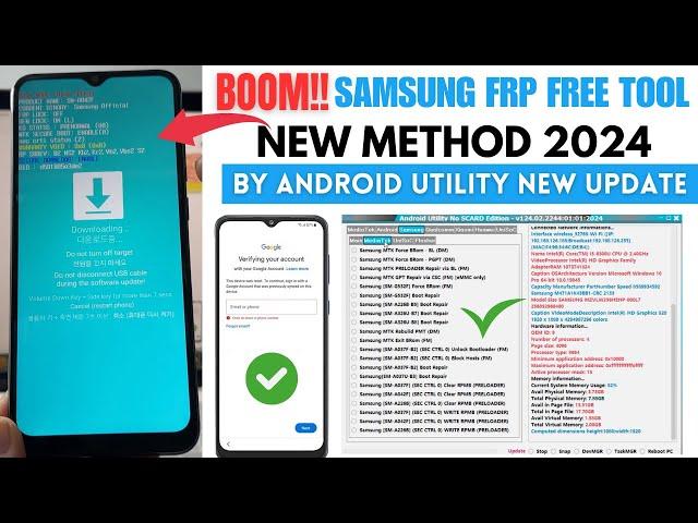 SAMSUNG FRP BYPASS, UNLOCK 2024 | ANDROID 12/13/14/ FRP REMOVE NEW METHOD