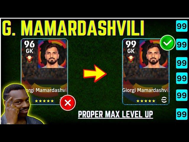 New Upgraded GK | GIORGI MAMARDASHVILI BEST TRAINING  | Best GK | Efootball 2025 Mobile