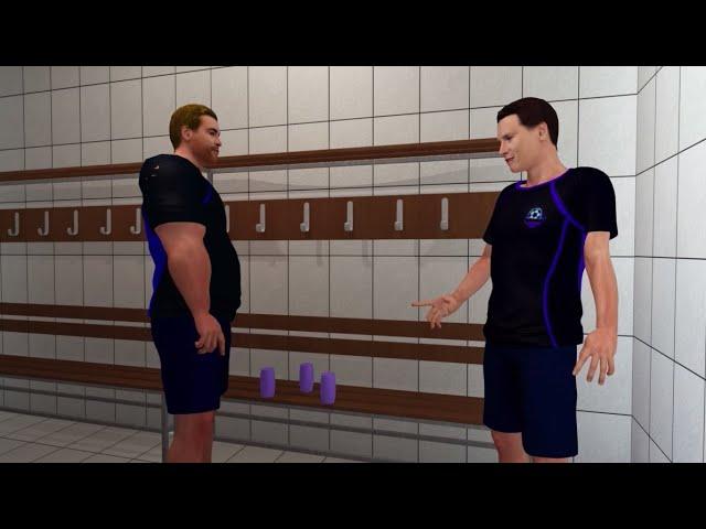 The Gainer Shakes - Part 1 Male Weight Gain Animation