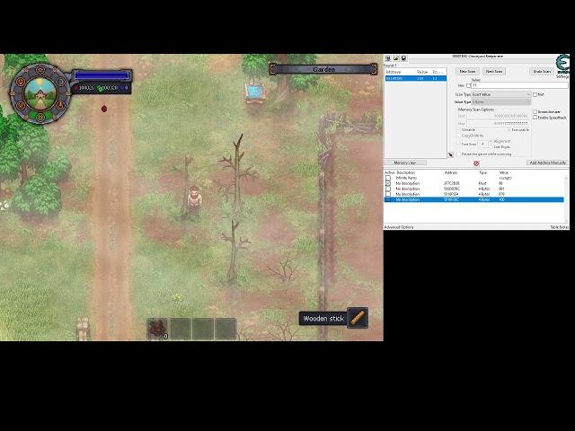 The graveyard keeper with Cheat engine