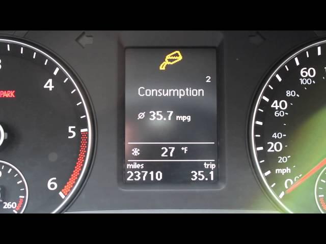 2012 VW Passat - AdBlue Deficiency Progression