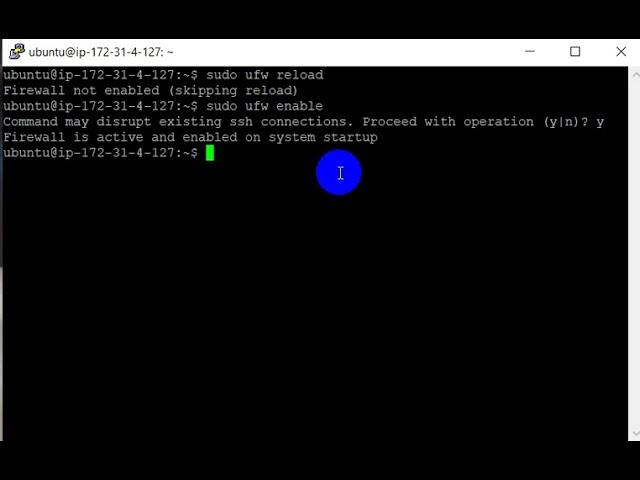 How to Fix Firewall not enabled (skipping reload ) in AWS Ubuntu | 2024