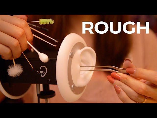 ASMR Rough Ear Cleaning (No Talking)