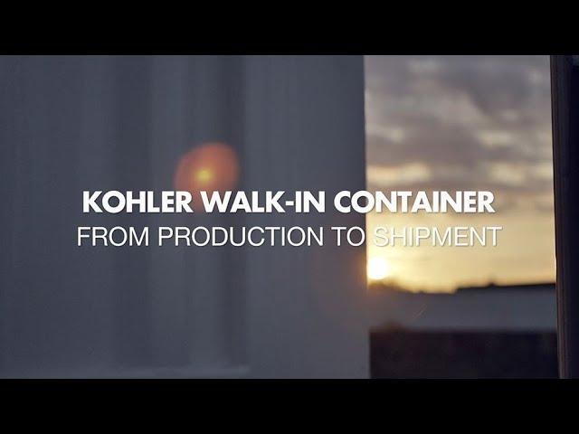 Walk-in container - From production to shipment