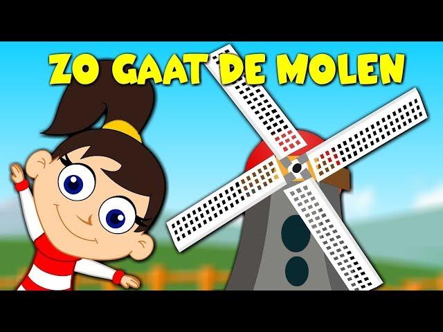 Nederlandse kinderliedjes - Zo Gaat de Molen etc.