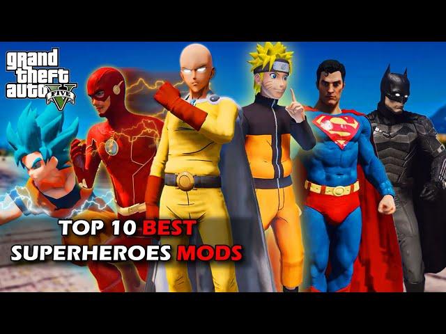 Top 10 - Best Superheroes Mods in GTA 5 You Don’t Want to Miss