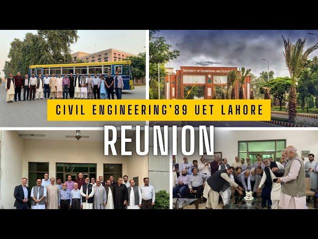 30 years of celebration of UET Alumni | Batch 89 Civil Engineering UET Lahore | Highlights