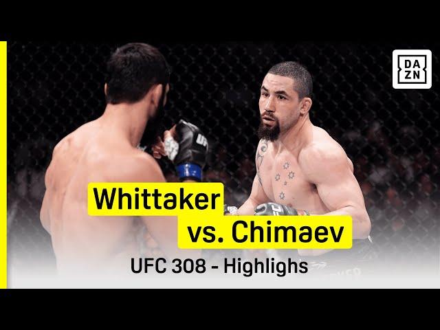 Robert Whittaker vs. Khamzat Chimaev | UFC 308 | DAZN Highlights