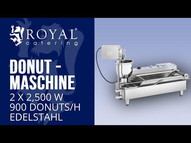 Donut-Maschine Royal Catering RCDM-6K | Produktpräsentation