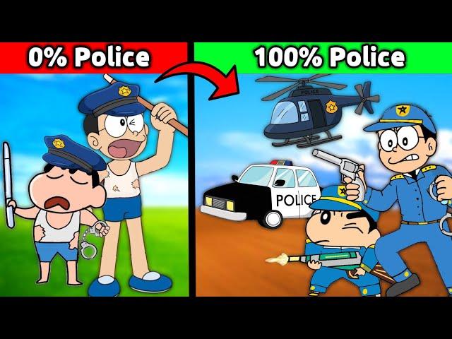 Shinchan Build Biggest Police Station 