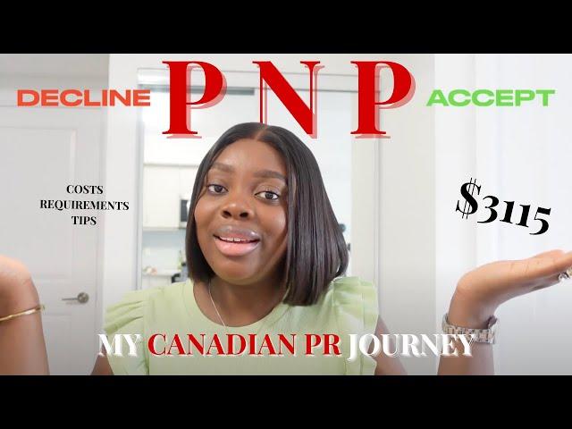 HOW I became a PERMANENT RESIDENT in CANADA with 1 YEAR STUDY VISA - PNP | Cost, Requirements & Tips