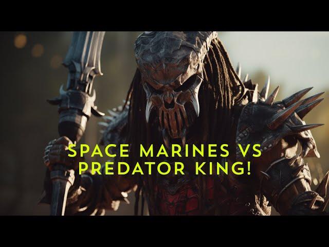 Space Marine vs Predator King! | Ulltramarines crash on Yautja Prime | Warhammer 40K Part 2