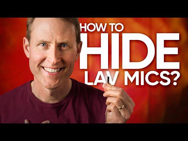 Hiding a Lavalier Mic Under a T-Shirt | Super Easy!