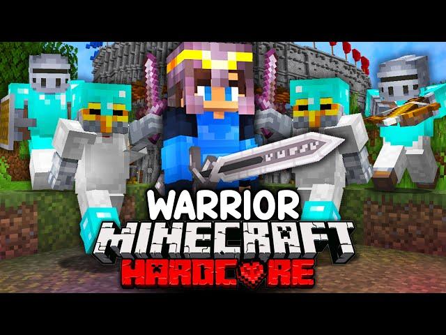 100 Players Simulate Minecraft's Warrior Hunger Games