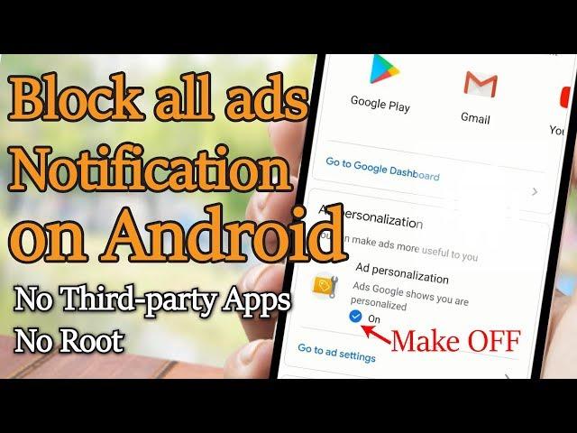 How to stop pop up ads and notification on android