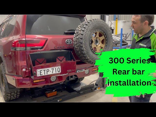 RASLARR - LC300 Series Rear bar Installation
