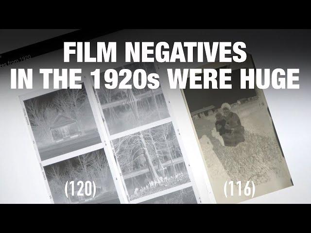 A Family's 1920s Negatives from Tulsa Shot on Big 116 and 122 Film Formats