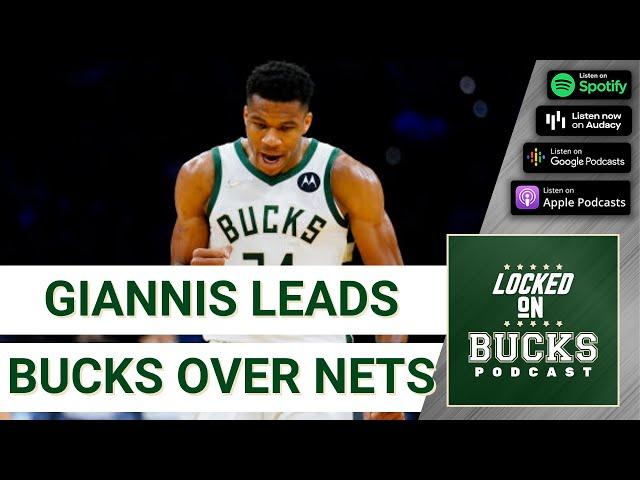 Giannis Antetokounmpo leads undermanned Milwaukee Bucks over Kevin Durant, James Harden and the Nets