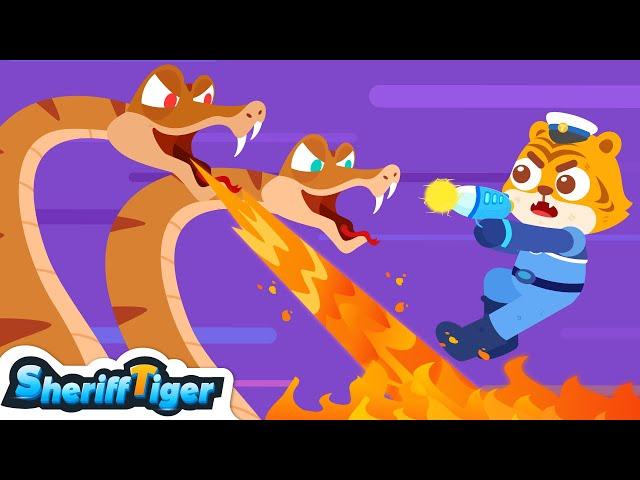 Temple Adventure EP04 | English version | Safety Animation | Sheriff Tiger | Kids Cartoon