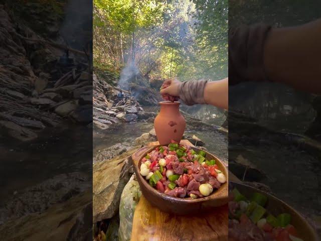 Doğada Testi Kebabı  / testi kebab in nature