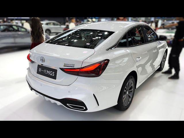 2025 SAIC MG5 1.5L CVT Walkaround—Guangzhou Motor Show 2024 | 4K