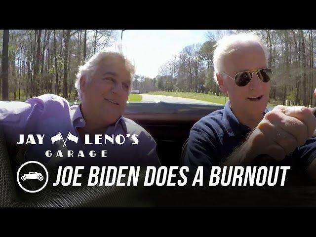 Joe Biden Does a Burnout In His Corvette Stingray - Jay Leno’s Garage