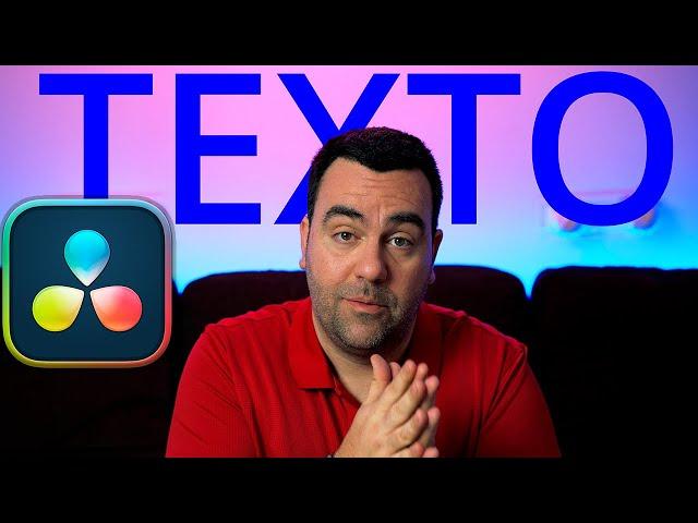 3 Maneras de Poner texto DETRÁS de Objetos | Davinci Resolve 18