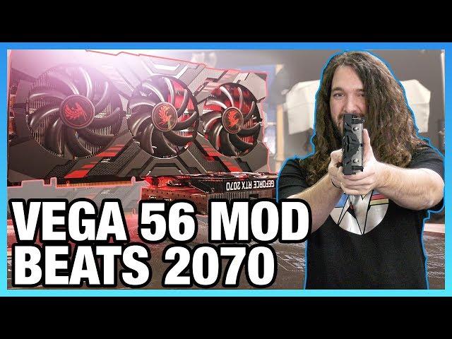 Beating the RTX 2070 with Vega 56 Mods | Unlimited Power